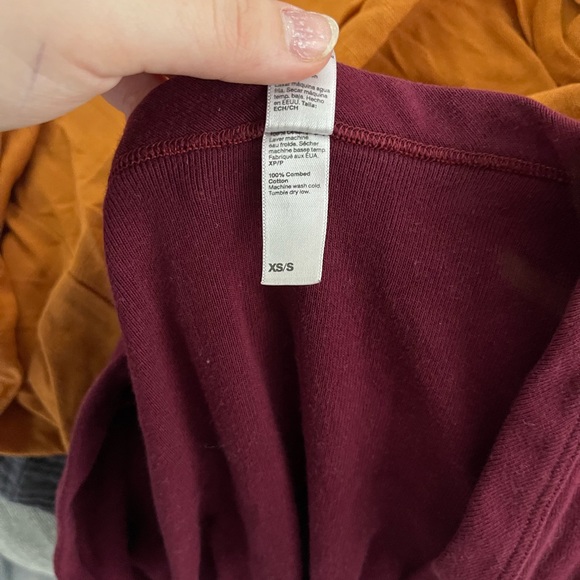 Burgundy American Apparel “Classic Girl” Button up Cardigan - Picture 4 of 4